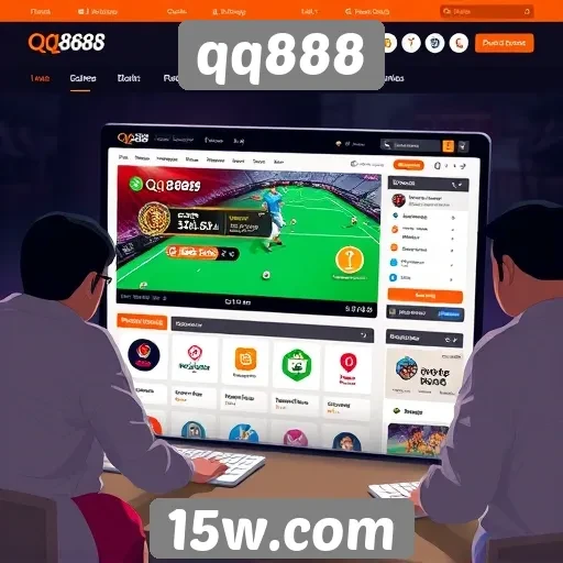 Experiência do usuário no site qq888